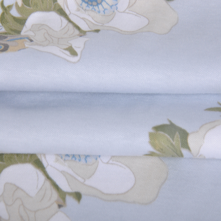 50%竹纤维50%棉 棉毛布，内衣用针织面料，烧毛