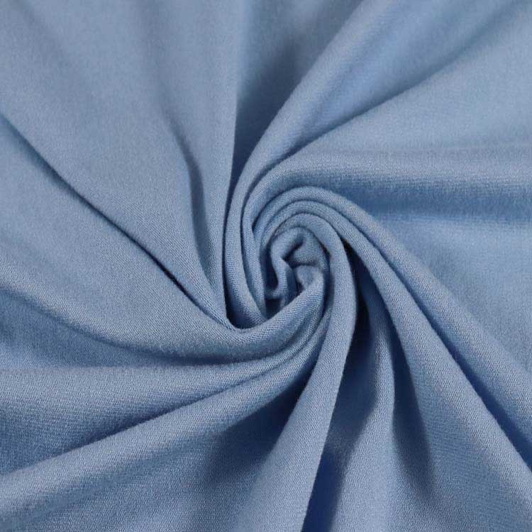 棉人棉混纺氨纶平纹针织汗布，150GSM，家居服面料