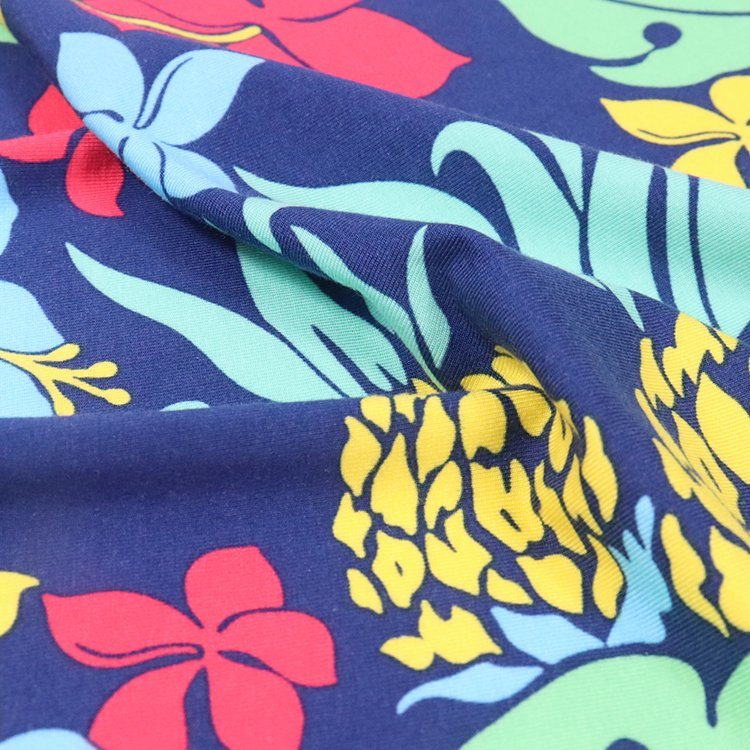 兰精莫代尔氨纶针织面料，活性印花，针织面料