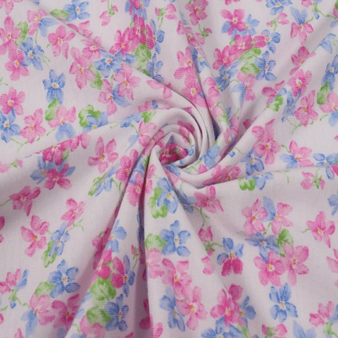 140g C/R 单面针织，针织睡衣面料，印花