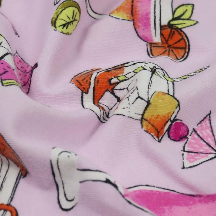 精梳有机棉氨纶针织汗布，