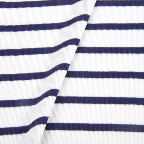 Xt-21st 精梳棉氨纶罗纹 2*2 色织，条纹