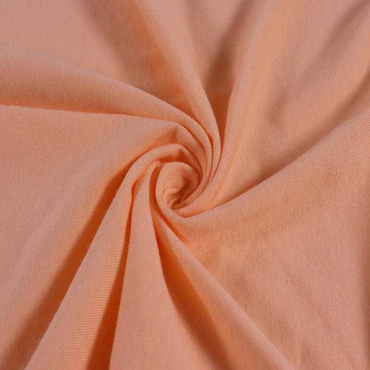 180GSM 竹纤维70 棉30 弹力平纹针织汗布， 睡衣面料