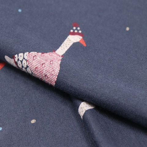 21s TC，涤棉混纺 65/35 单面汗布，雕印