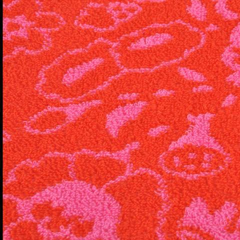 32S CT 有机棉涤毛巾提花布 280GSM