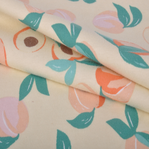 40S 全棉棉毛布200GSM 活性印花 285cm宽幅针织床品