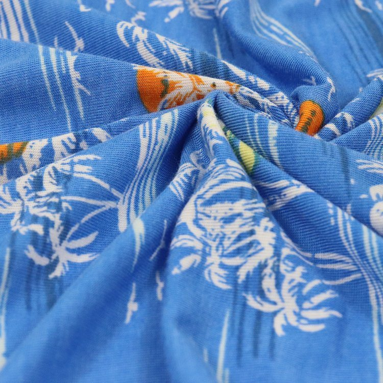 50 s 兰精莫代尔氨纶汗布，180GSM，活性印花