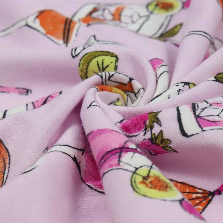 精梳有机棉氨纶针织汗布，