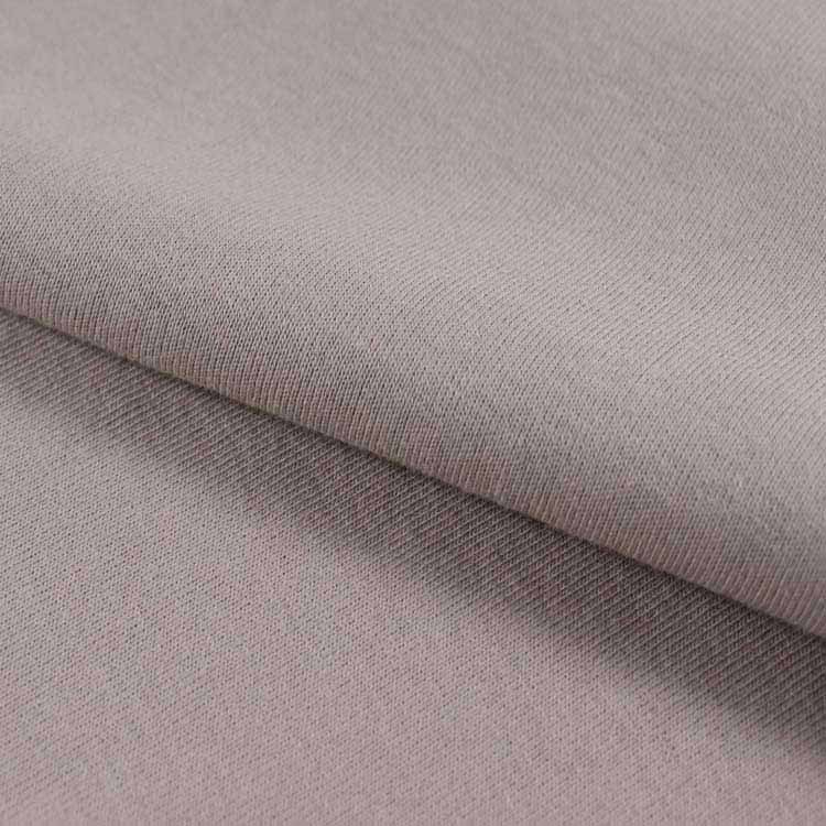 莫代尔盖涤单面汗布，160GSM，碳刷磨毛