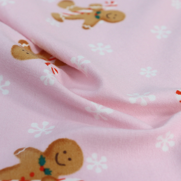 200GSM 棉莫代尔氨纶针织汗布，活性印花