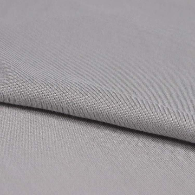 180GSM 竹纤维棉混纺氨纶汗布，短袖面料
