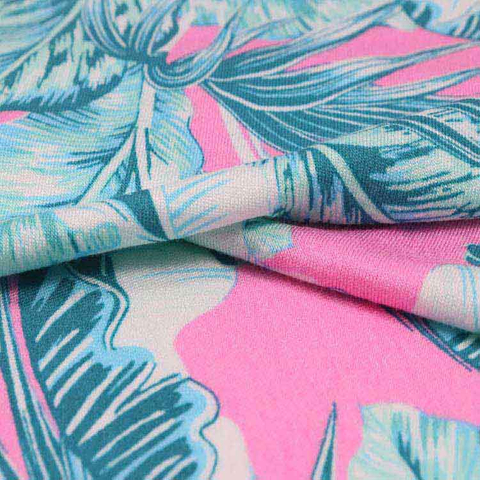 人棉氨纶汗布，气流纺弹力汗布，活性印花