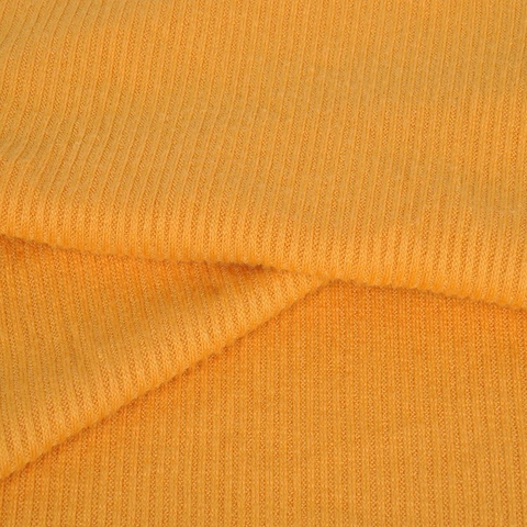 250g粘/涤2*2氨纶罗纹，粗针双面布