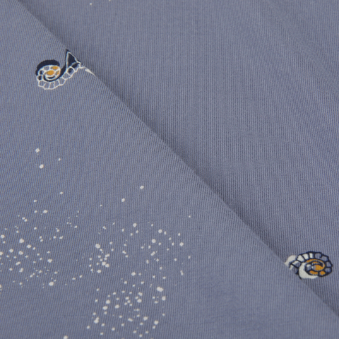 60S 人棉赛紧纺氨纶汗布，雕印印花，紧密赛络纺，手感柔软，内裤面料