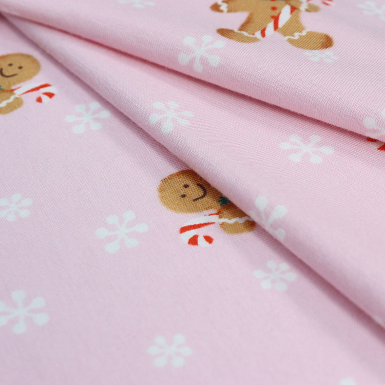 200GSM 棉莫代尔氨纶针织汗布，活性印花