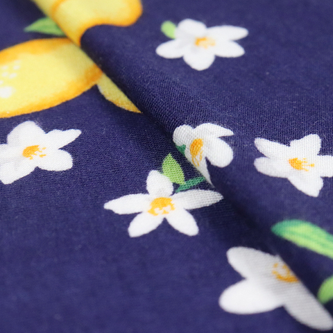 40 S人棉赛络纺针织汗布， 活性印花