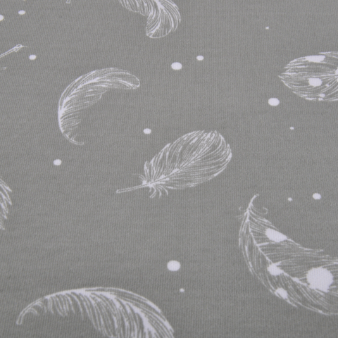  全棉氨纶罗纹 2*2，100% 棉，200GSM，活性印花